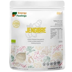 Gengibre Bio Vegan em Pó Sem Glúten 1 kg Energy Feelings
