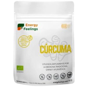 Cúrcuma Bio Vegan em Pó Sem Glúten 200 g Energy Feelings