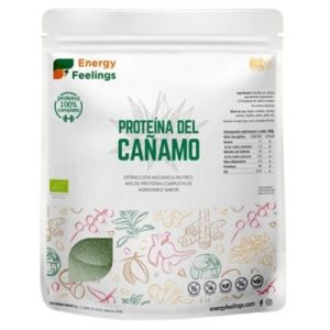 Proteína de Cânhamo Bio Vegan Sem Glúten 500 g Energy Feelings