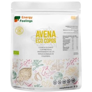 Flocos de Aveia Finos Premium XXL Bio Sem Glúten 1 kg Energy Feelings