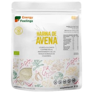 Farinha de Aveia Premium XXL Bio Sem Glúten 1 kg Energy Feelings