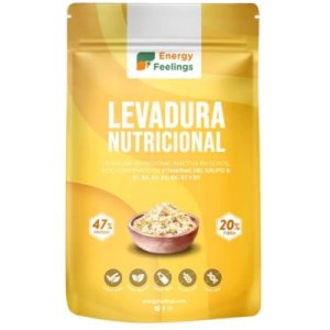 Levedura Nutricional Sem Glúten Vegan 250 g Energy Feelings