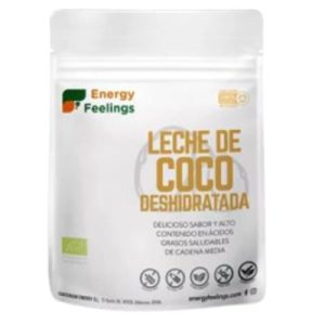 Leite de Coco Bio em Pó Sem Glúten Vegan 200 g Energy Feelings