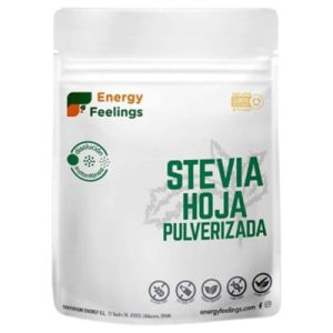 Folha de Stevia Pulverizada Sem Glúten Vegan 100 g Energy Feelings