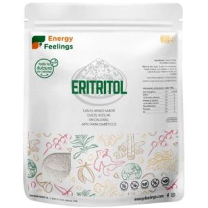 Eritritol em Pó Sem Glúten Vegan 1 kg Energy Feelings