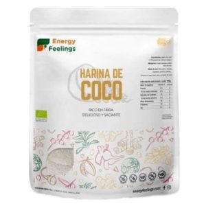 Farinha de Coco Bio XXL 1 kg Energy Feelings