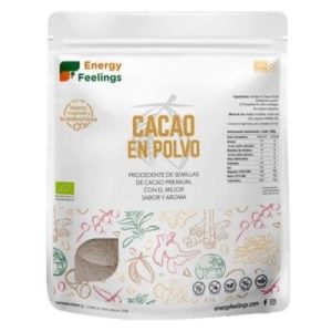 Cacau Bio em Pó XXL 1 kg Energy Feelings