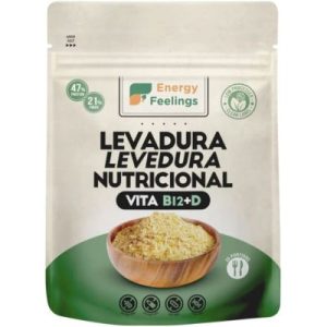 Levedura Nutricional com Vitaminas B12 e D 130 g Energy Feelings