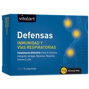Defensas, inmunidad y vías respiratorias sin gluten, 15 comprimidos - Vitalart