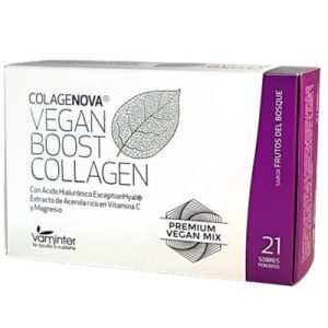 Colagenova Vegan Boost Frutos rojos 21 sobres - Vaminter