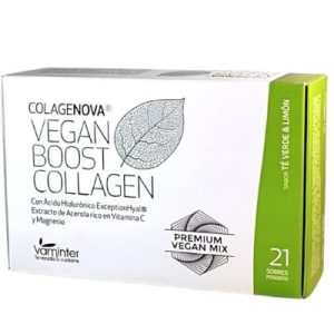 Colagenova Vegan Boost Chá Verde e Limão 21 Saquetas - Vaminter