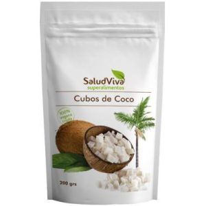 Salud Viva Organic Vegan Coconut Cubes, 200g