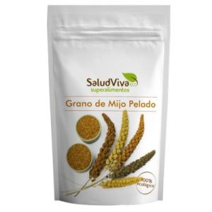 Organic Hulled Millet, Whole Grain, 500g, Salud Viva