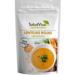 Lentilhas Vermelhas em Metades Bio 500g Salud Viva