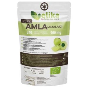 Amla 500mg Sem Glúten Vegan 240 Comprimidos - Elika Foods