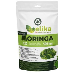 Moringa 500mg Sem Glúten Vegan 120 Comprimidos - Elika Foods
