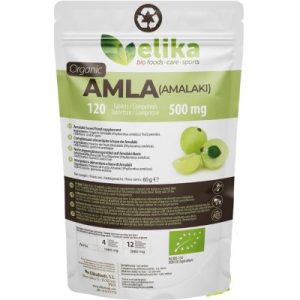 Amla Sem Glúten Vegan 120 Comprimidos - Elika Foods